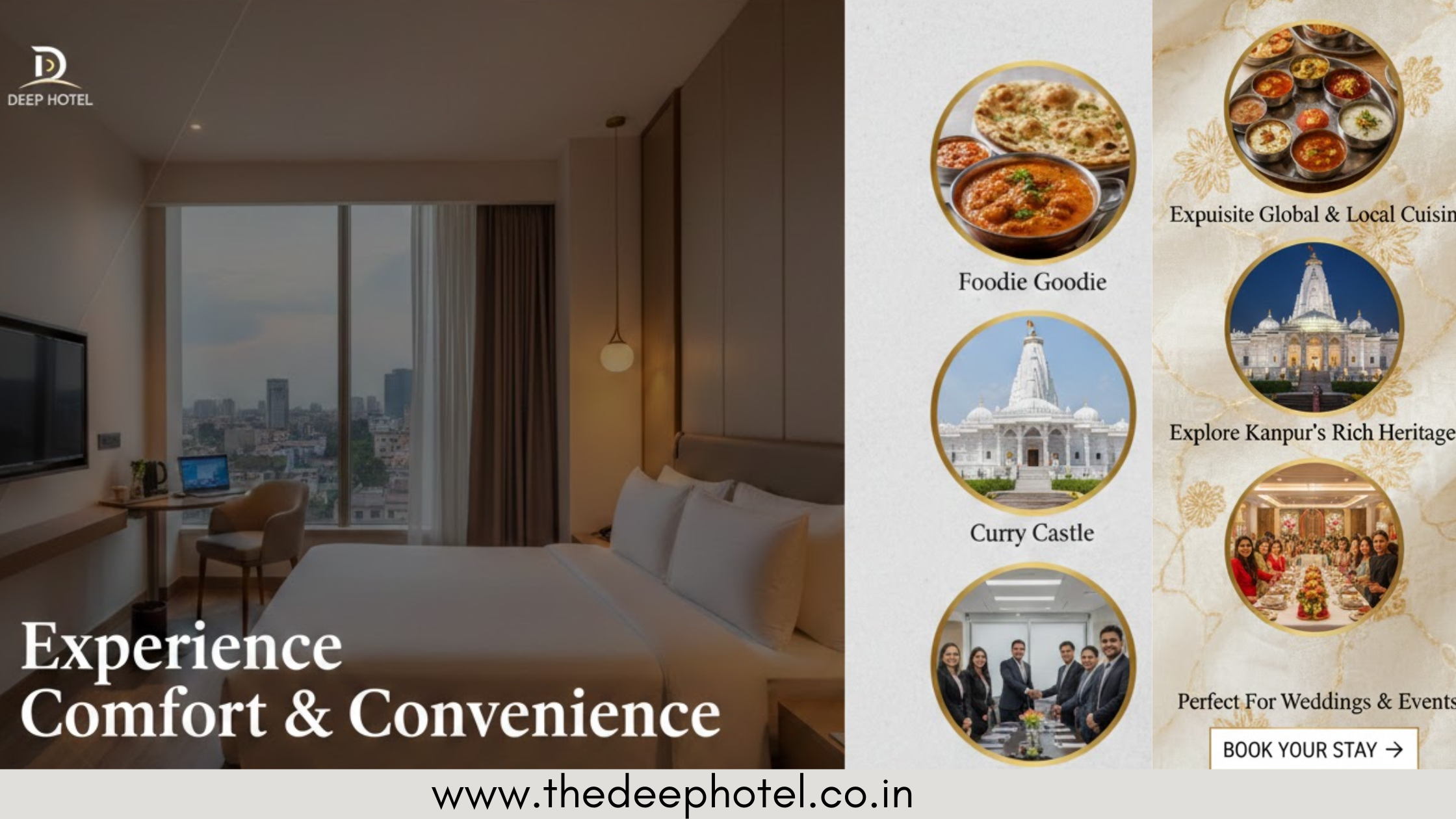Hotel in Kanpur – Deep Hotel | Comfortable Stay for Business & Leisure Travellers